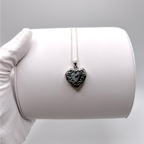 Sterling Silver Heart Locket - Picture 4 of 17